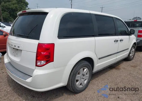 2013 Dodge Grand Caravan American Value Pkg from USA, damaged, VIN 2C4RDGBG2DR587635